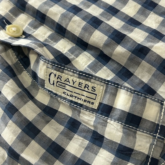 Grayers Clothiers Men’s XL Short SleeveButton Down - Picture 5 of 8